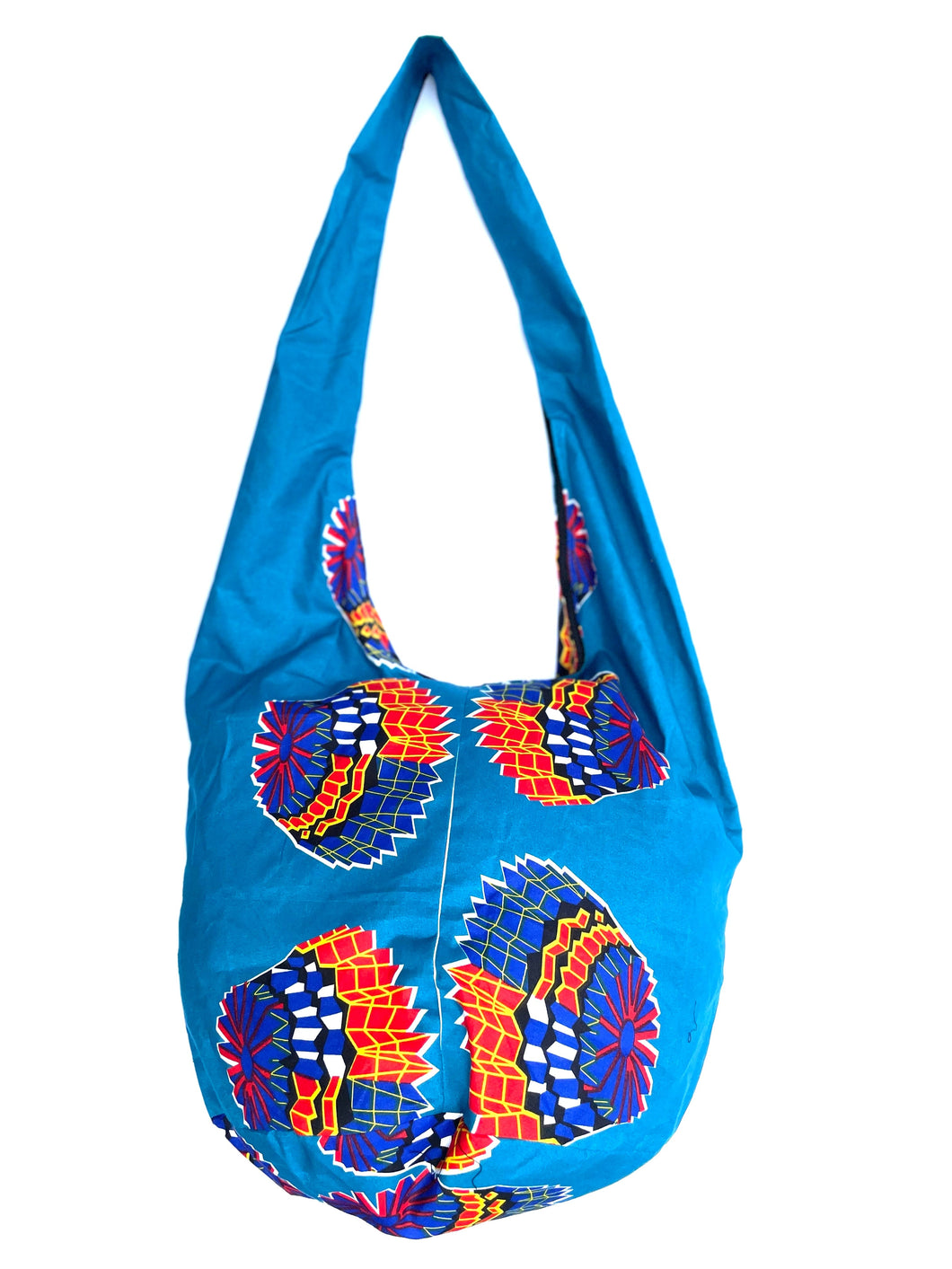 Blue Orange Slouch Bag