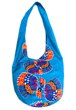 Load image into Gallery viewer, Blue Orange Slouch Bag
