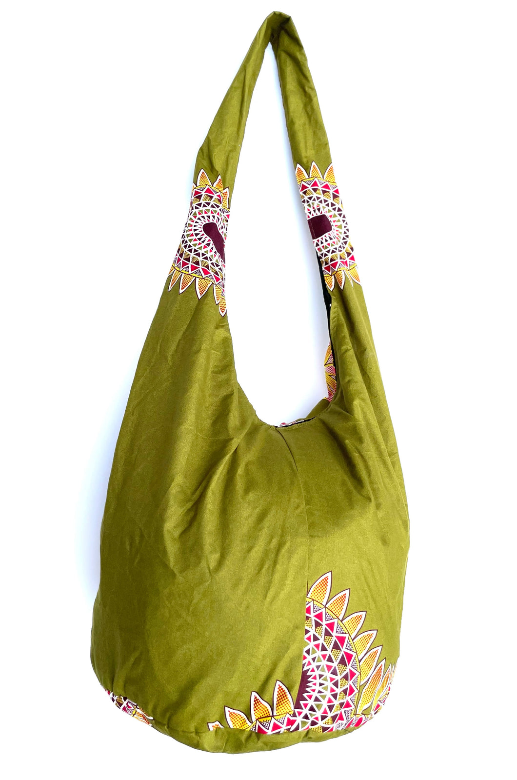Yellow Flower Slouch Bag