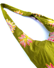Load image into Gallery viewer, Yellow Flower Slouch Bag
