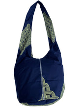 Load image into Gallery viewer, Blue Yellow Slouch Bag
