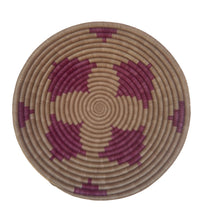 Load image into Gallery viewer, 12&quot; Pink &amp; Tan Sisal Basket
