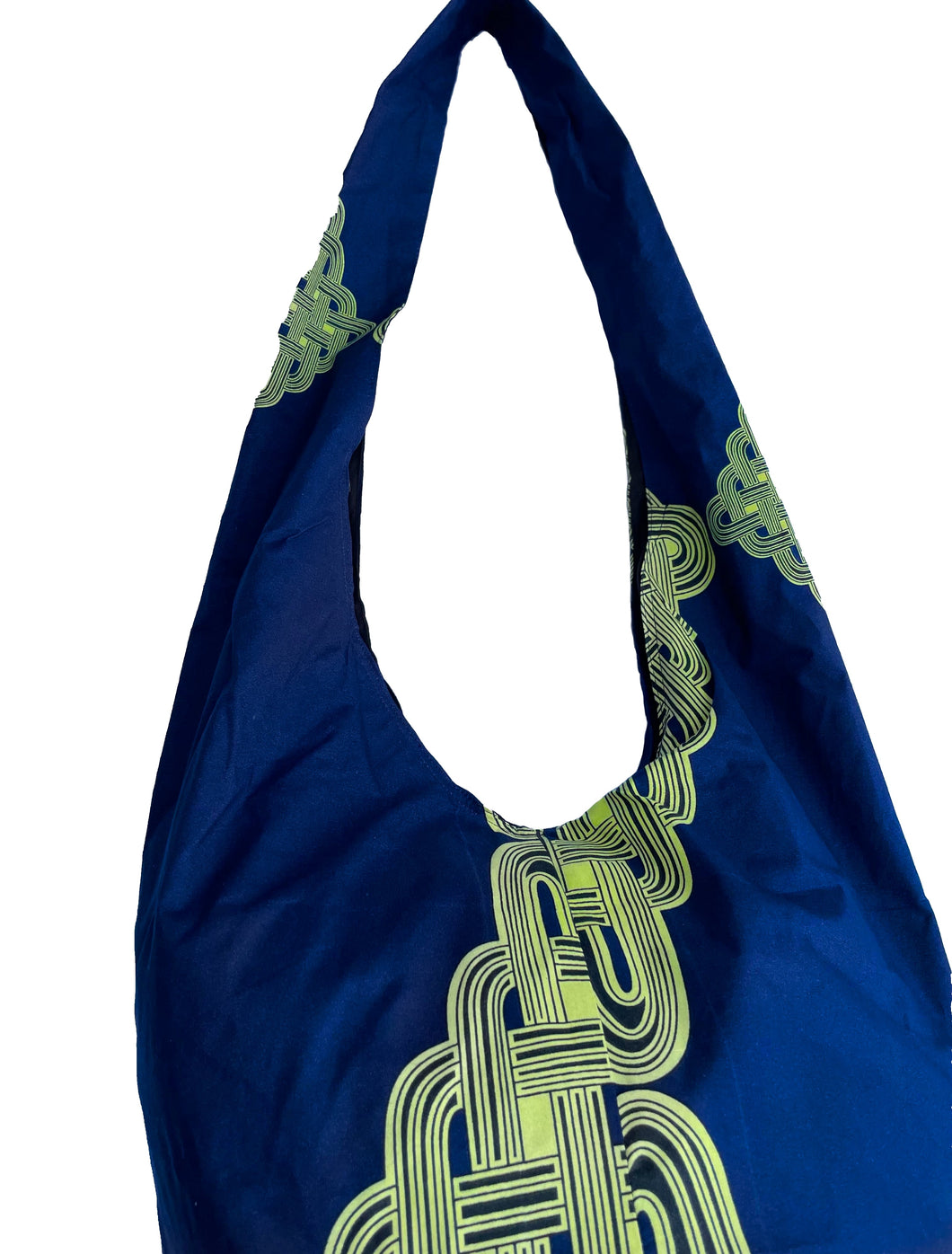 Blue Yellow Slouch Bag